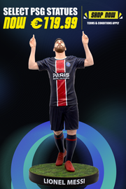 Lionel Messi - Official PSG - Football's Finest 60cm Resin Statue